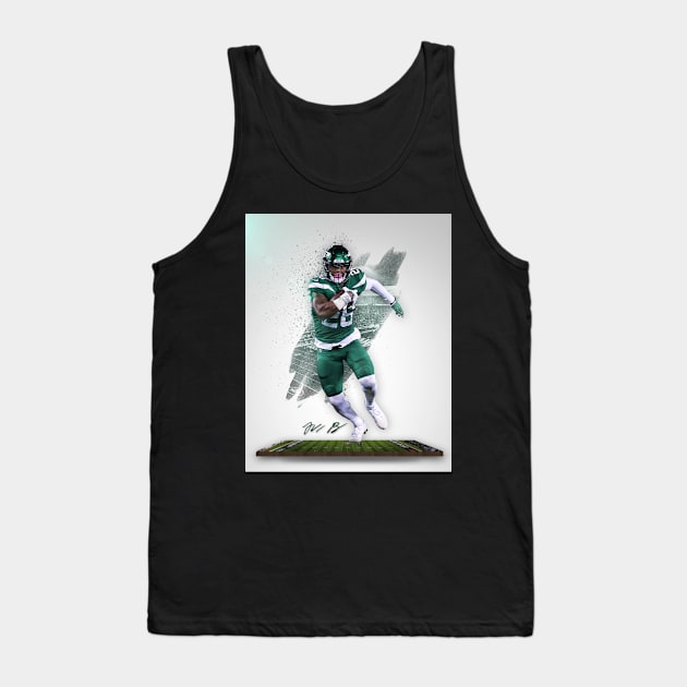 LeVeon Bell New York Sports Art Tank Top by JRoseGraphics